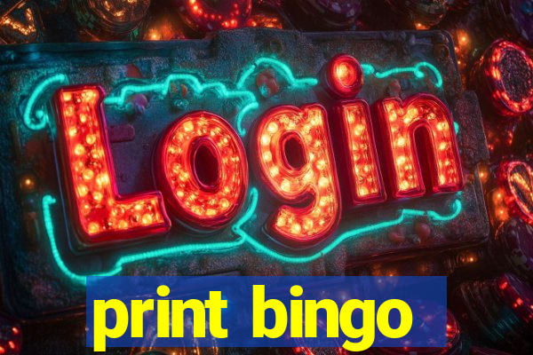 print bingo