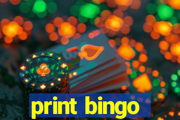 print bingo