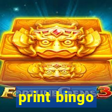 print bingo