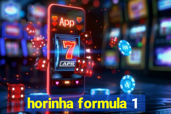 horinha formula 1