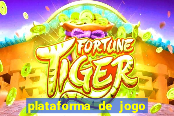 plataforma de jogo nova pagando