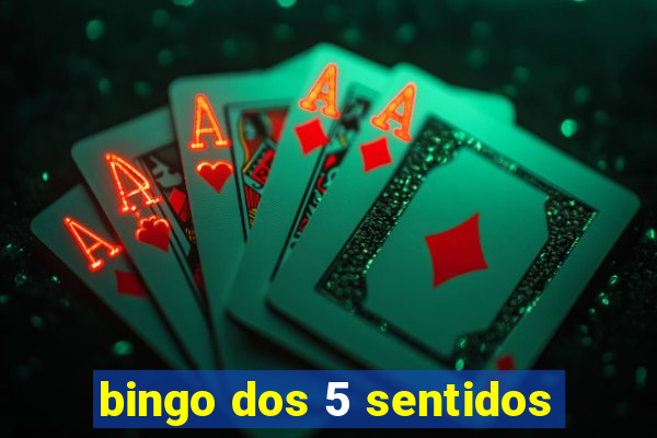 bingo dos 5 sentidos