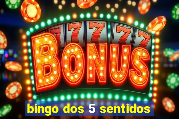 bingo dos 5 sentidos