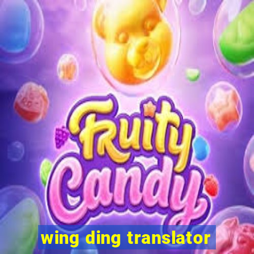 wing ding translator