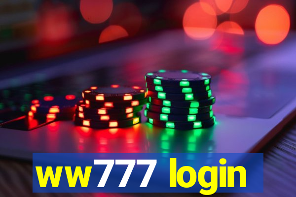 ww777 login