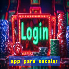 app para escalar time de futebol