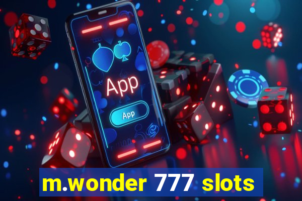 m.wonder 777 slots