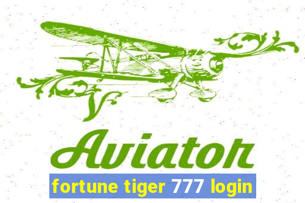 fortune tiger 777 login