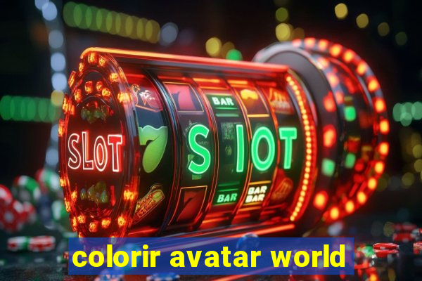 colorir avatar world