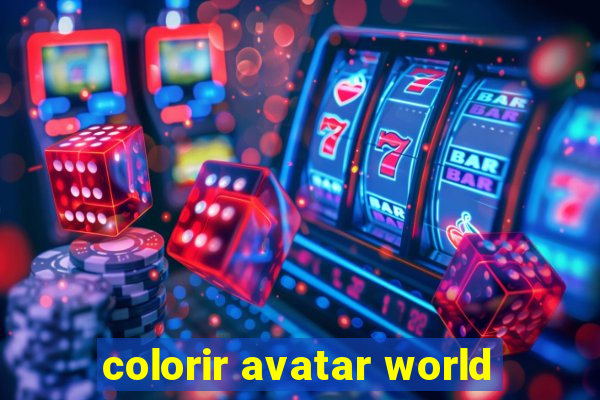 colorir avatar world