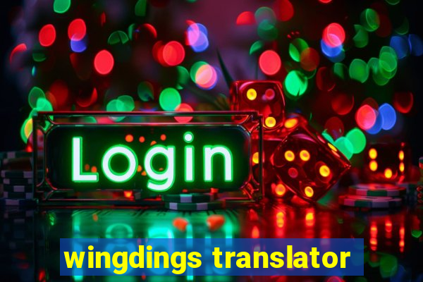 wingdings translator