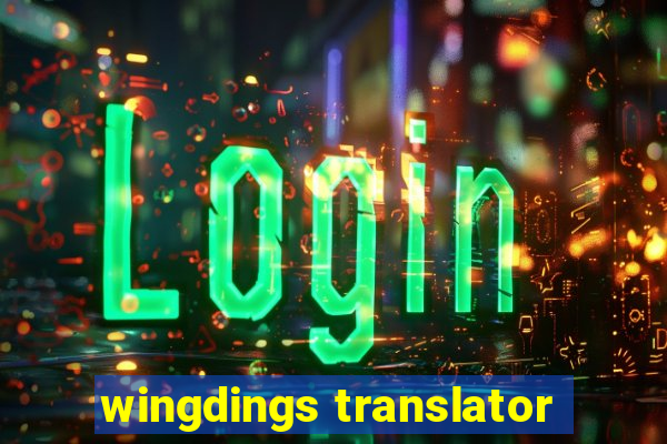 wingdings translator