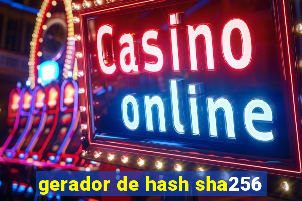 gerador de hash sha256