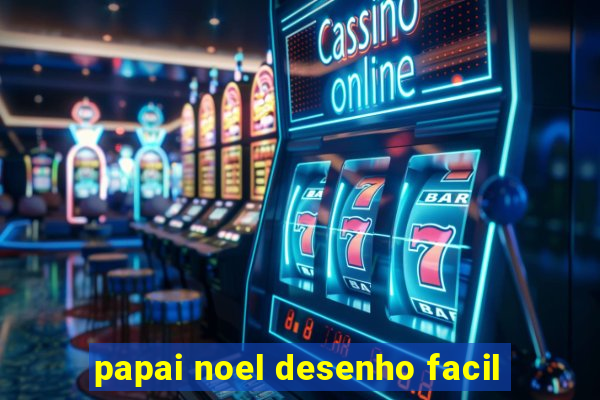 papai noel desenho facil