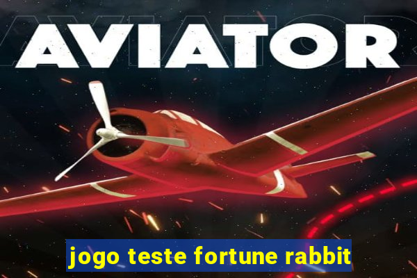 jogo teste fortune rabbit