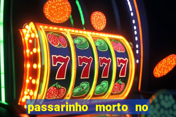 passarinho morto no quintal significado espiritual