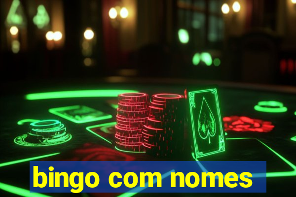 bingo com nomes