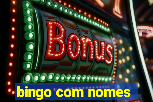 bingo com nomes