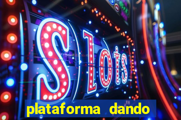 plataforma dando bonus de cadastro