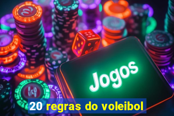 20 regras do voleibol