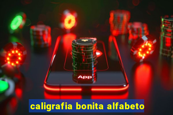 caligrafia bonita alfabeto