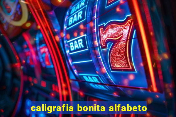 caligrafia bonita alfabeto