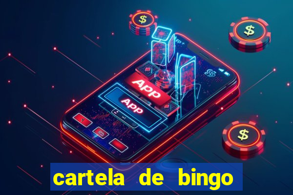 cartela de bingo cha de bebe