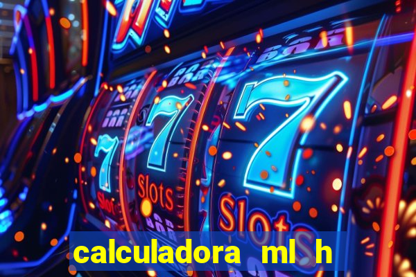 calculadora ml h para mcg kg min