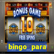 bingo para despedida de solteira para imprimir