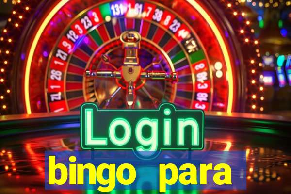 bingo para despedida de solteira para imprimir