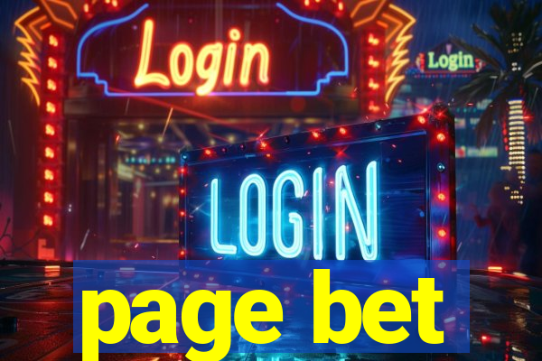 page bet