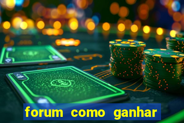 forum como ganhar na loteria