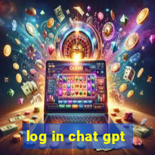 log in chat gpt