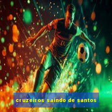 cruzeiros saindo de santos