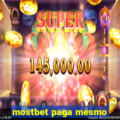 mostbet paga mesmo