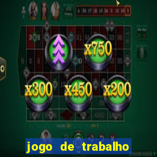 jogo de trabalho no escritório