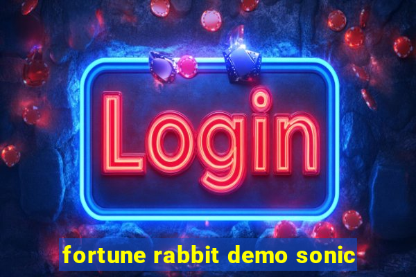 fortune rabbit demo sonic