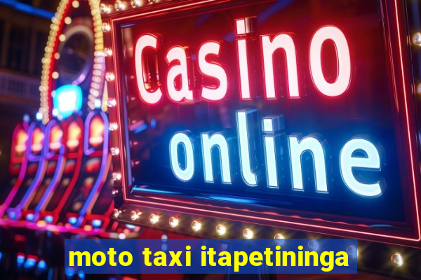 moto taxi itapetininga