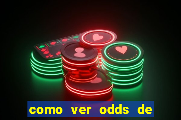 como ver odds de jogos passados