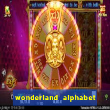 wonderland alphabet comic studio