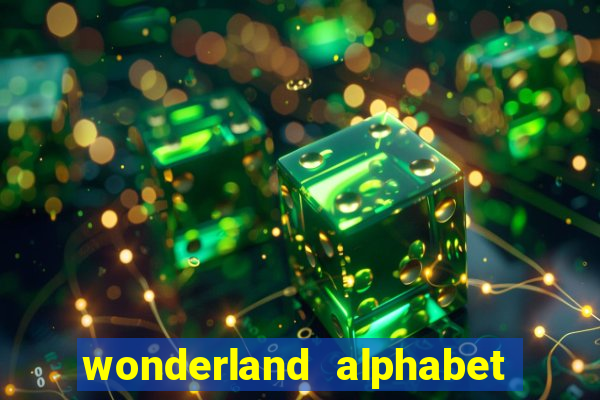 wonderland alphabet comic studio