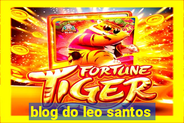 blog do leo santos