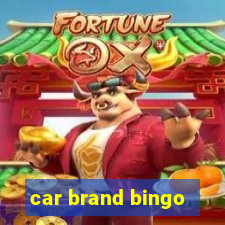 car brand bingo