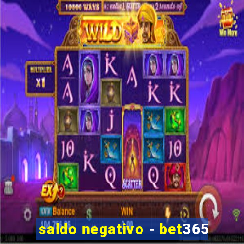 saldo negativo - bet365