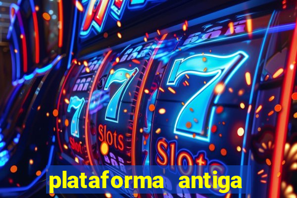 plataforma antiga de jogos