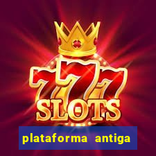 plataforma antiga de jogos