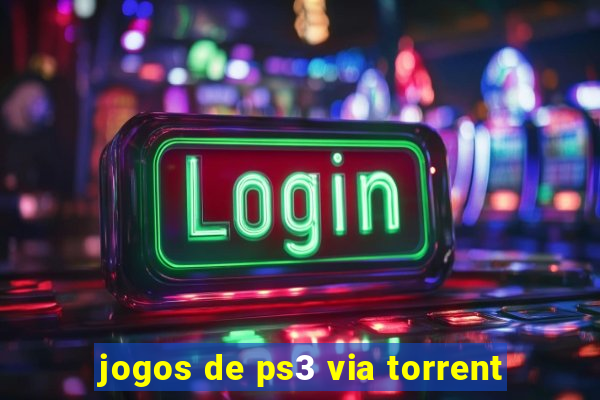 jogos de ps3 via torrent