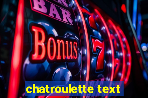 chatroulette text