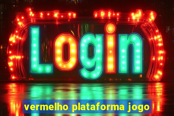 vermelho plataforma jogo