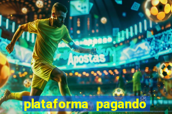 plataforma pagando no cadastro slots